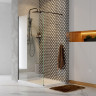 Душевая перегородка WASSERKRAFT ABENS 20W40 120 см, профиль черный